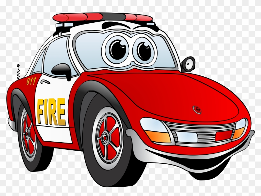 Car Cartoon Images - Police Car Cartoon Clipart - Png Download #1038592