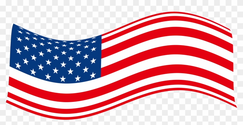 4474 X 2093 4 - American Flag Clip Art - Png Download