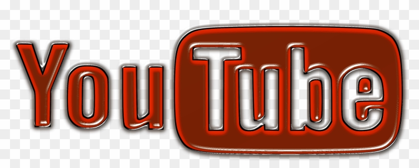 White And Red Logo Of Youtube - Youtube Clipart