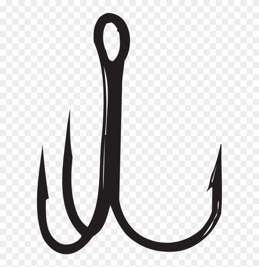 Fish Hook Png - Treble Hooks Clipart #1039758
