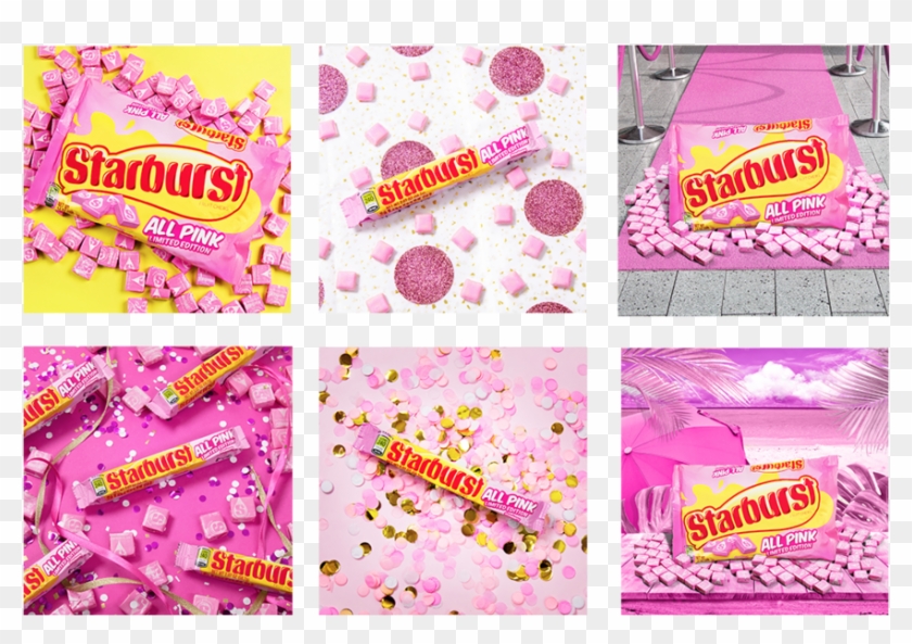 All Pink Starburst - Starburst Clipart #1039801