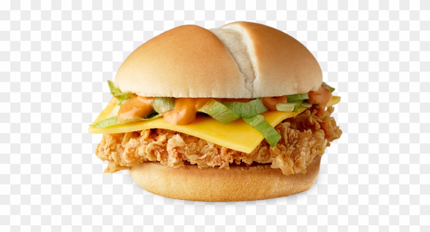 Kfc Crunch Burger Menu Img - Kfc Crunch Burger Png Clipart