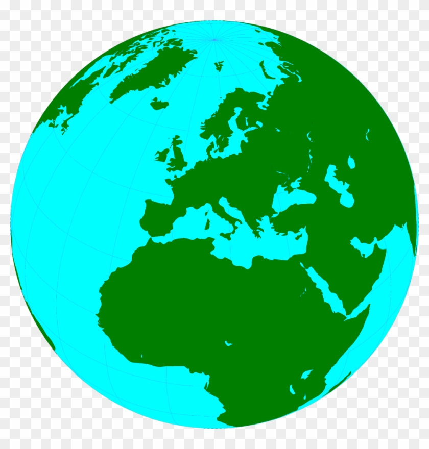 World Globe Clip Art Free - Globe Clipart Europe - Png Download #1039934