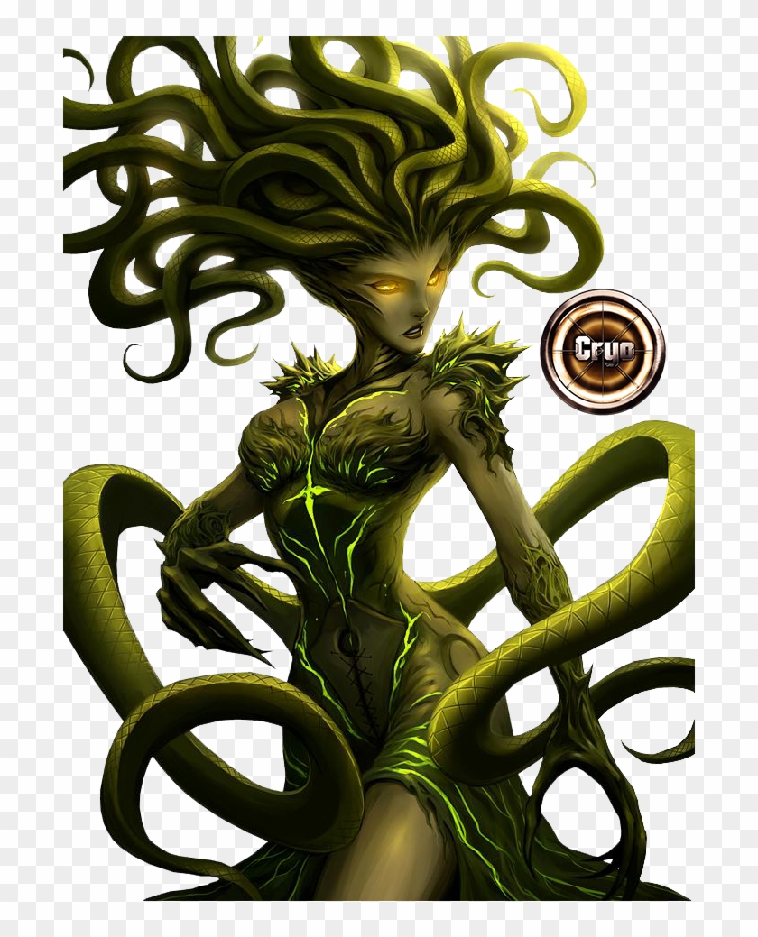 Medusa Transparent - Vraska The Unseen Full Art Clipart