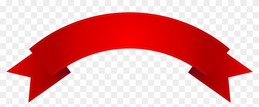 Red Banner Deco Clip Art Png Imageu200b Gallery Yopriceville - Red Ribbon Christmas Clipart Png Transparent Png #1040288