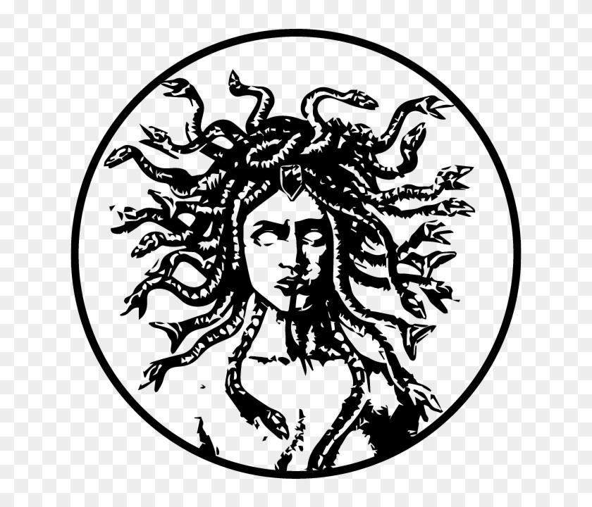 Cellini's Erseus And Medusa - Gorgona Tattoo Clipart #1040449