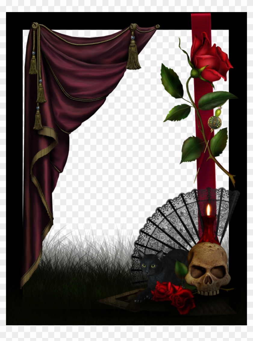 Goth Cliparts - Goth Picture Frames Png Transparent Png