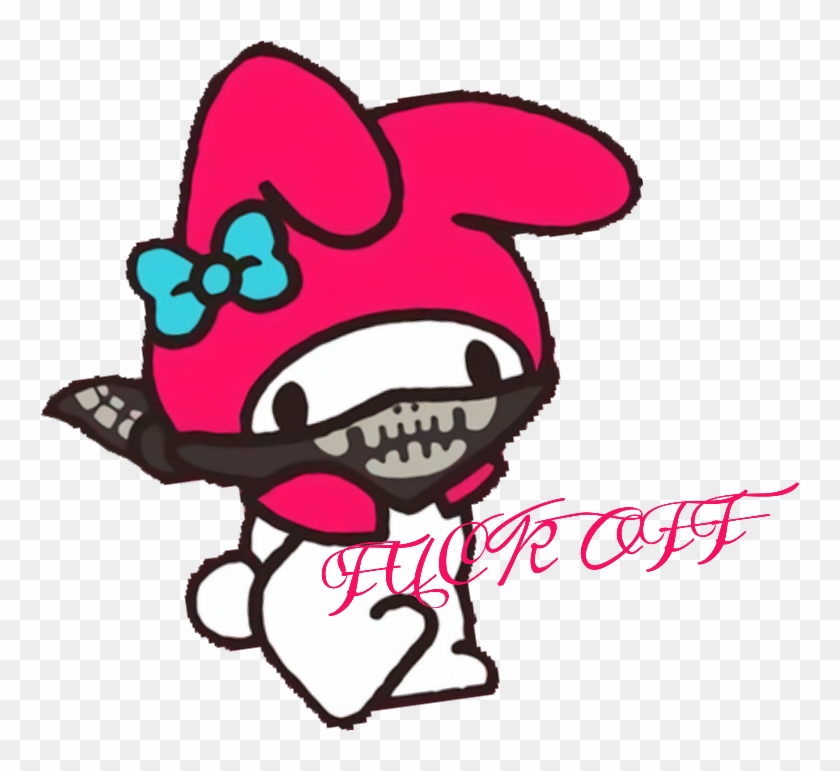 Sanrio Mymelody Kawaii Goth Kidcore Pastel - Kawaii Memo Paper Notepad Clipart