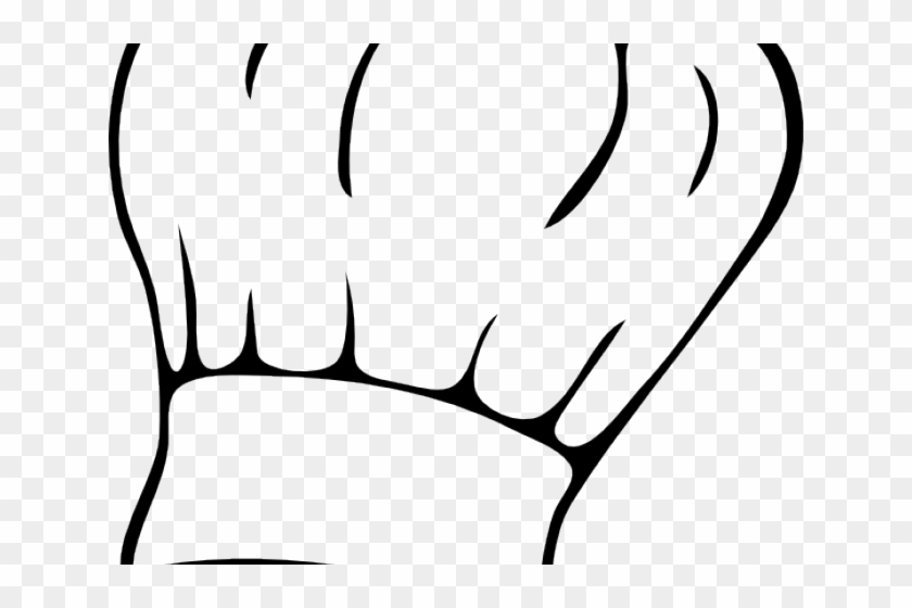 Chef Hat Outline - Chef Hat Clip Art - Png Download #1040839