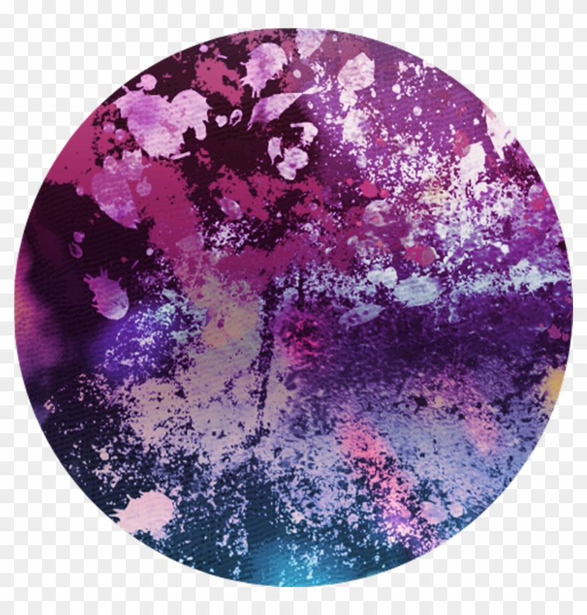 Watercolour Watercolor Circle Ftestickers - Circle Clipart