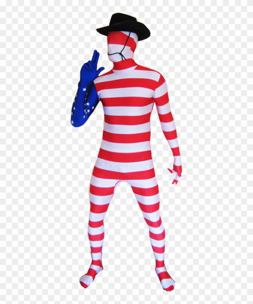 Usa Morphsuit - Morph Suit With Cowboy Hat Clipart