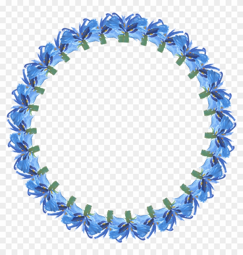 Simple Stylish Border Watercolor Png And Psd - Circle Clipart