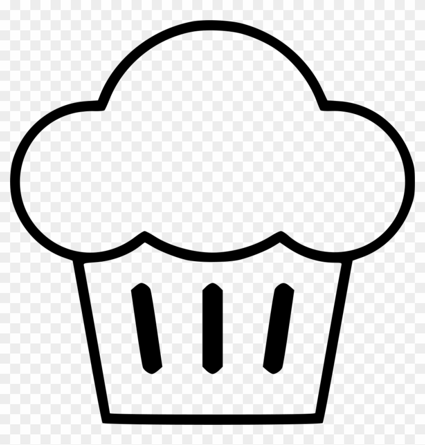 Png File Svg - Cupcake Black And White Clipart
