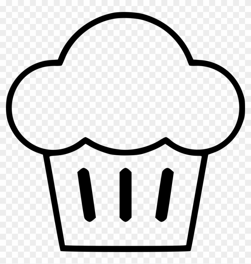 Png File Svg - Cupcake Black And White Clipart #1041086
