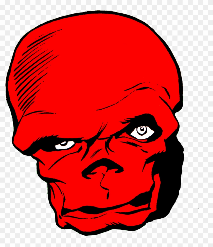 Red Skull By Jack Kirby - Jack Kirby Red Skull Clipart #1041189