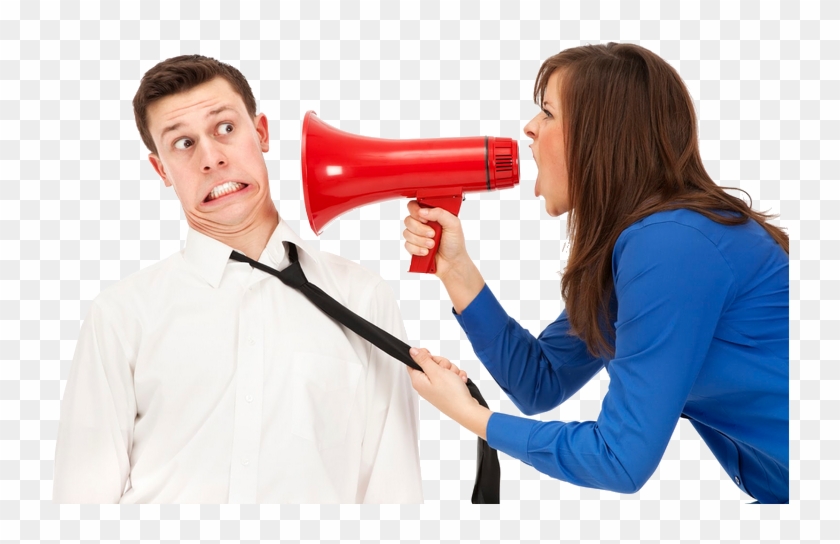 Nocopy - Person Shouting At Someone Clipart