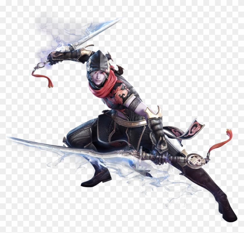 Asmodian Assassin -is The Master Of The Shadows Of - Aion Assassin Png Clipart #1041854