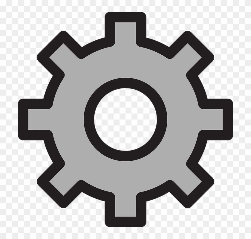 Setting Clipart Black Png - Options Png Transparent Png #1042115