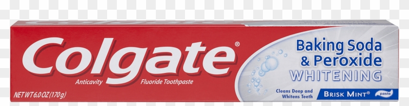 Colgate Baking Soda & Peroxide Whitening Toothpaste, - Colgate Baking Soda Gel Clipart #1042311