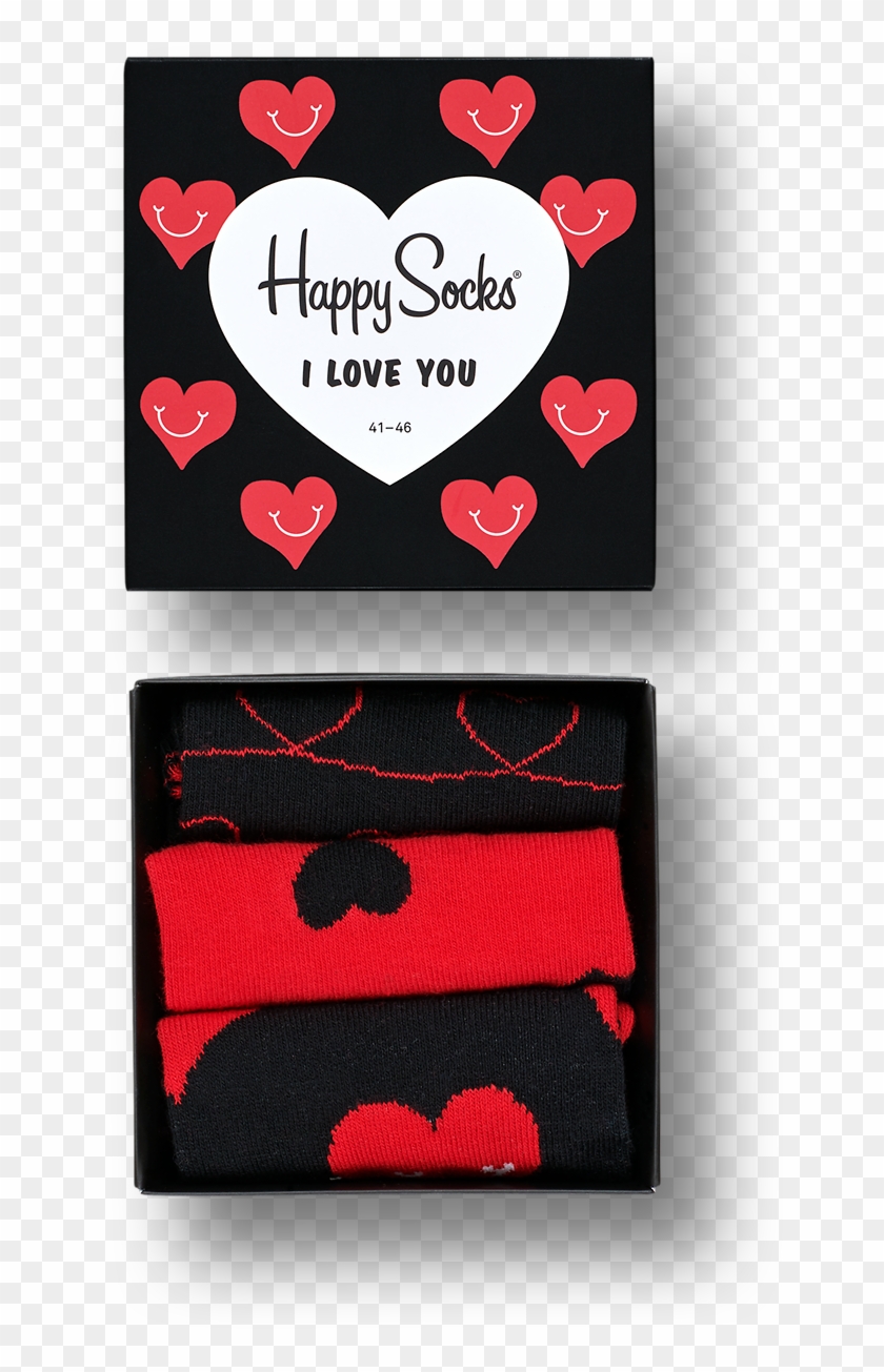 I Love You Gift Box - Happy Socks Clipart
