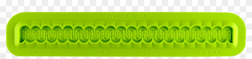 Braided Scroll Mold - Plastic Clipart #1042937