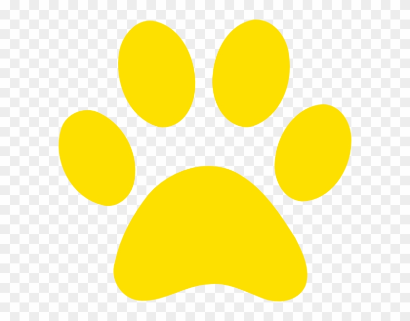 Clip Art Images - Paw Patrol Paw Print Yellow - Png Download #1042967