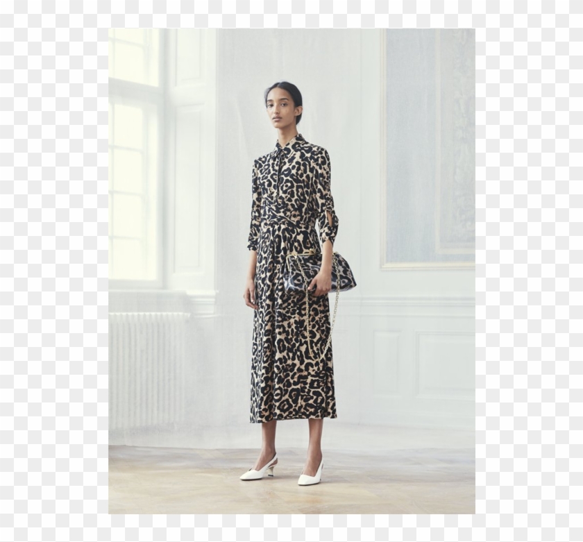 Baum Und Pferdgarten Alham Leopard Print Dress - Baum Und Pferdgarten Alham Dress Clipart