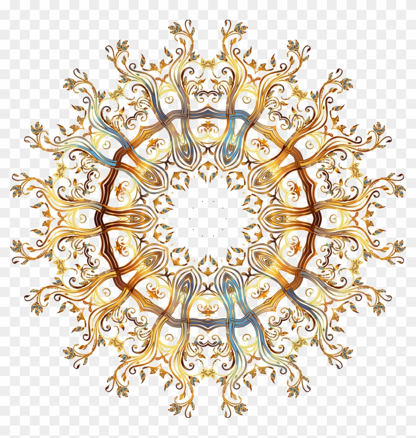 Big Image - Flower Rangoli Transparent Background Clipart