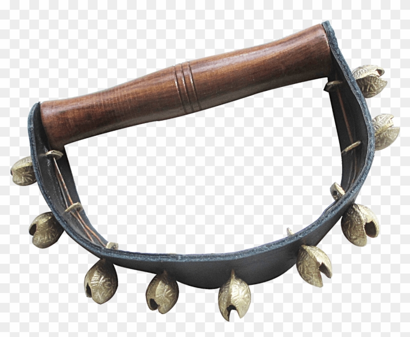 Jingle Bells On Handle - Leather Clipart