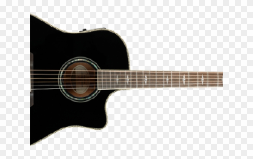 Fender Black Acoustic Guitar Clipart