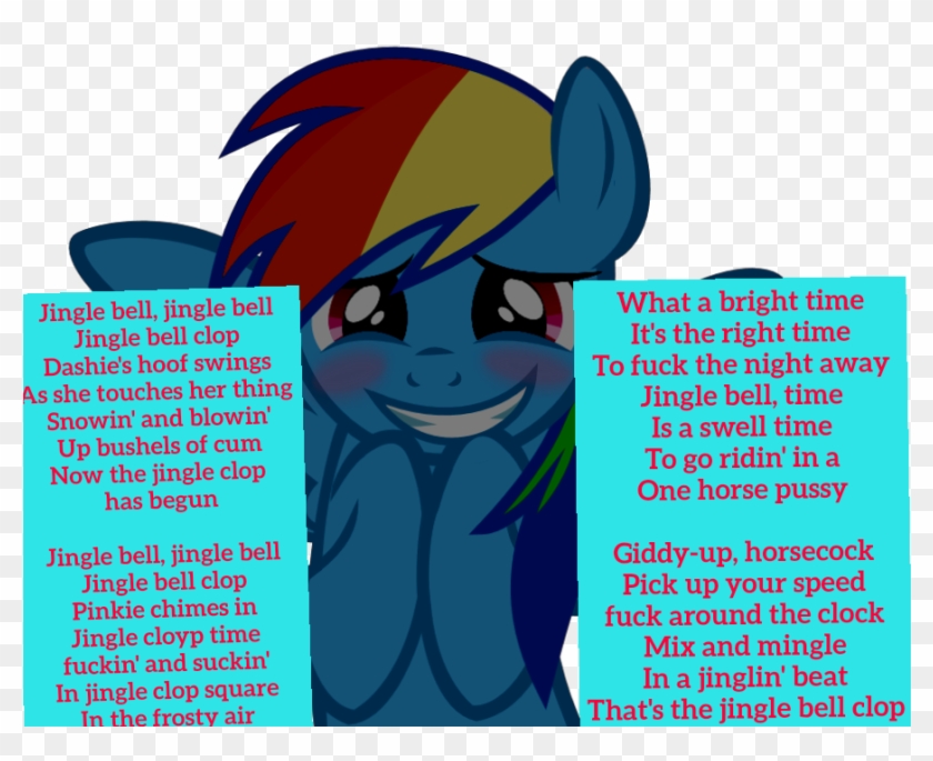 Blushing, Christmas, Christmas Song, Edit, Holiday, - Mlp Rainbow Dash Blushing Clipart #1043944