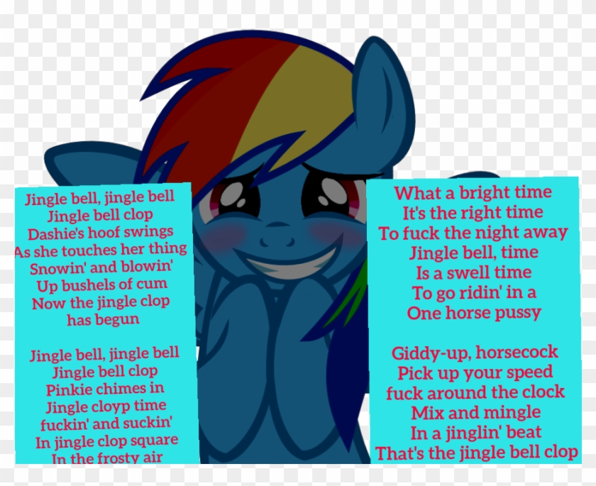 Blushing, Christmas, Christmas Song, Edit, Holiday, - Mlp Rainbow Dash Blushing Clipart