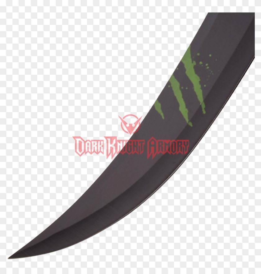 Green Claw Marks Fantasy Sword - Hunting Knife Clipart #1044034