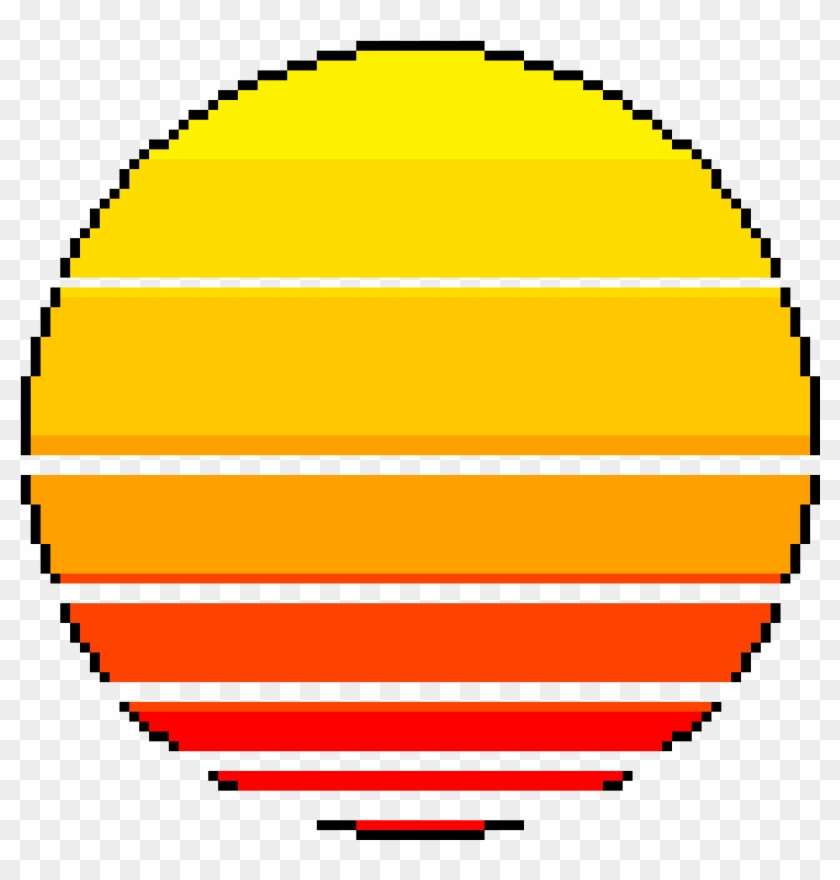 Retro Sun - Portable Network Graphics Clipart