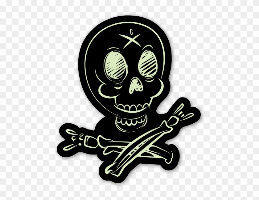 Cote Crossed Bones Sticker Clipart