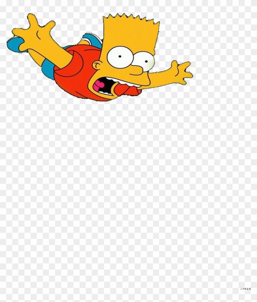 Bart Sticker - Bart Simpson Aesthetic Png Clipart #1044296