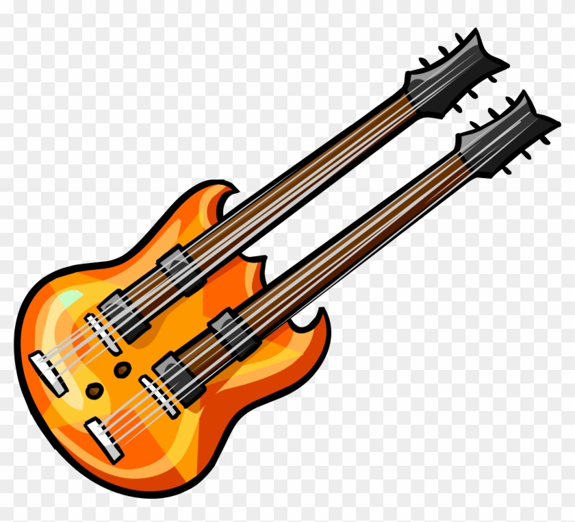 Club Penguin Guitar Clipart #1044428