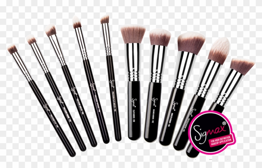 Sigma Brush Sigmax Essential Kit 10 Brushes - Make Up Brush Kit Png Clipart