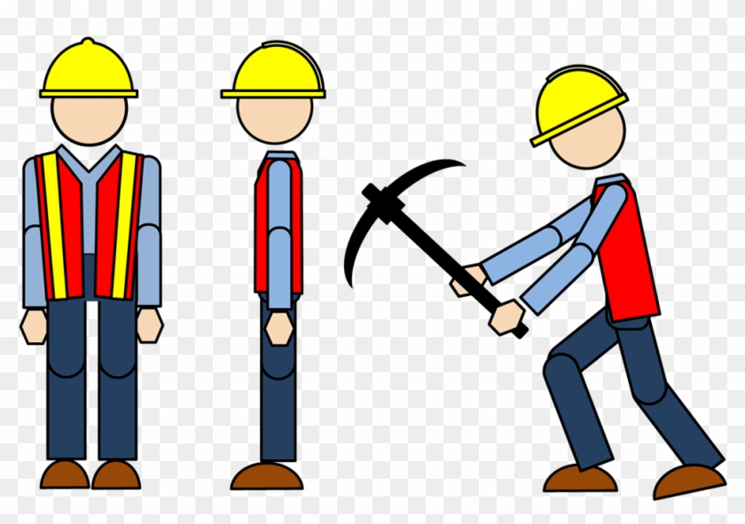 Construction Worker Clipart - Transparent Construction Workers Clipart - Png Download #1044570