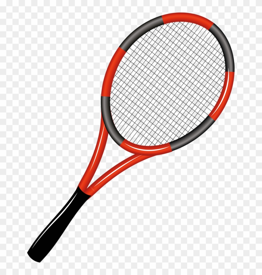 Library Racket Clipart Boys Tennis - Transparent Tennis Racket Cartoon - Png Download