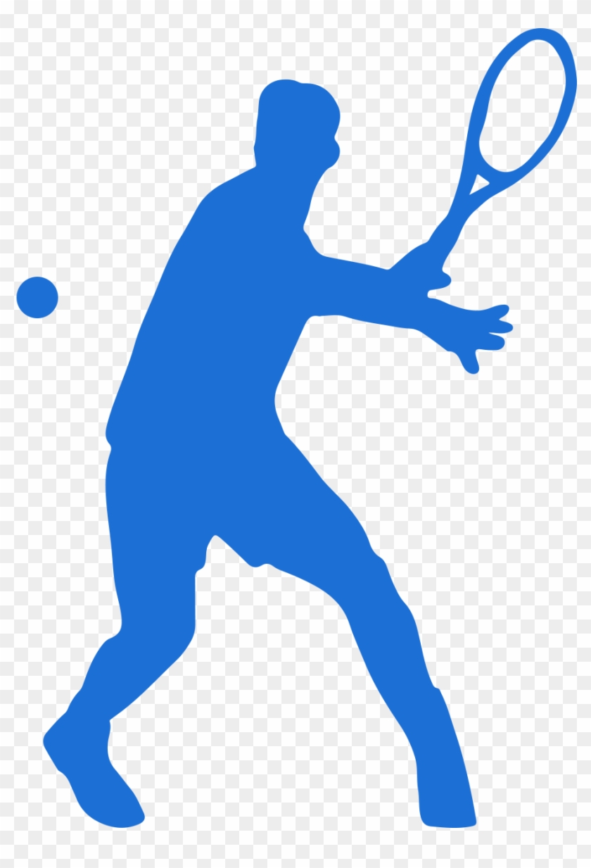 Tennis Silhouette Png - Transparent Tennis Clipart