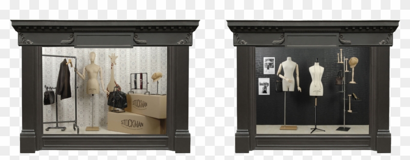 Bustes Vitrine Bg - Display Window Clipart