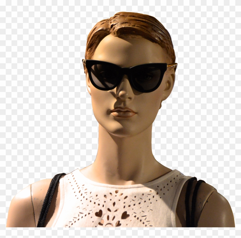 Goggles With Lady Models Png Clipart
