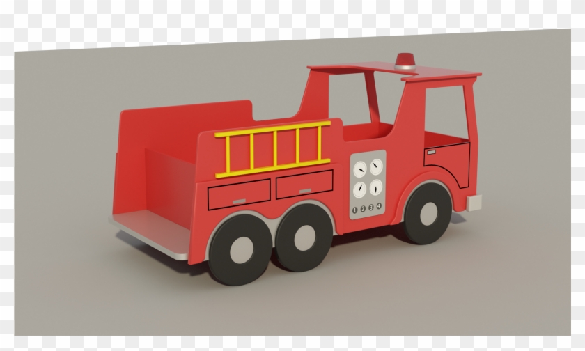 Build Your Own Childs Single Firetruck Bed Fun To Build - Model Car Clipart
