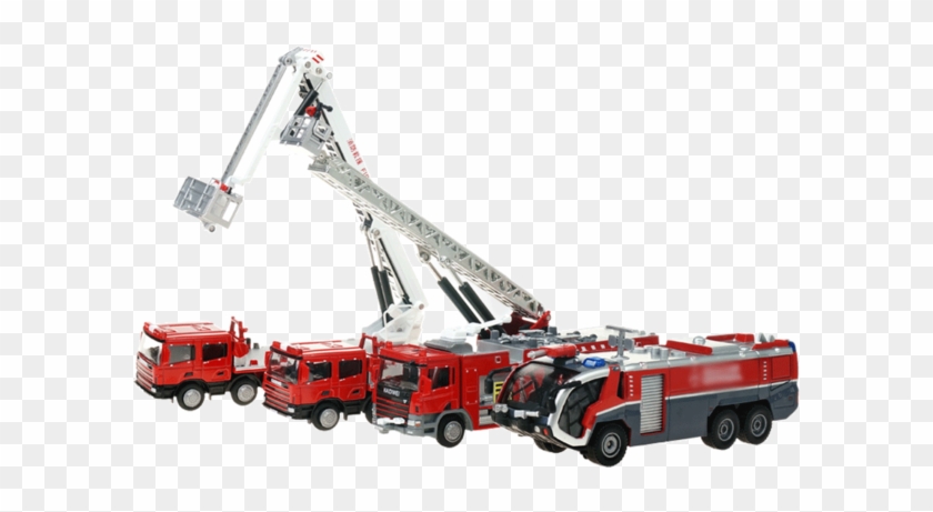 Kaidiwei Water Tank Ladder Ascends 119 Fire Truck Toy - Fire Apparatus Clipart #1047362