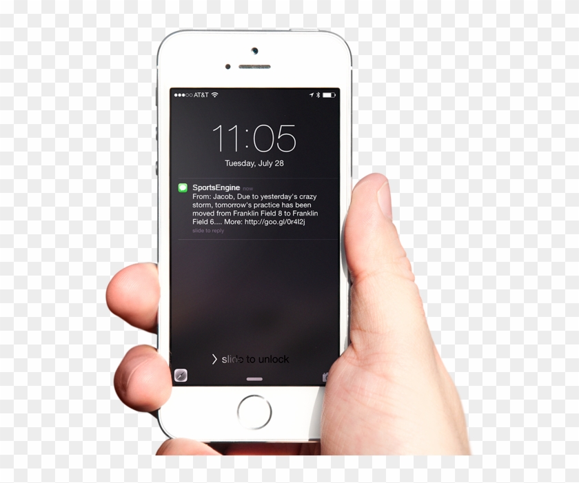 Team Texting Text Or Email - Snapchat Photo In Hand Clipart #1047364