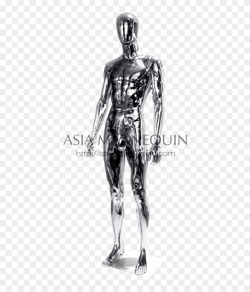 Mchm Mannequin Chrome Male Silver Asia Mannequin Png - Sketch Clipart #1047396