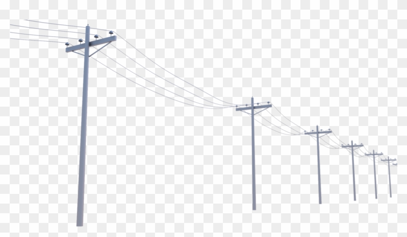 Clip Black And White Download Huge - Electricity Pole Png Transparent Png