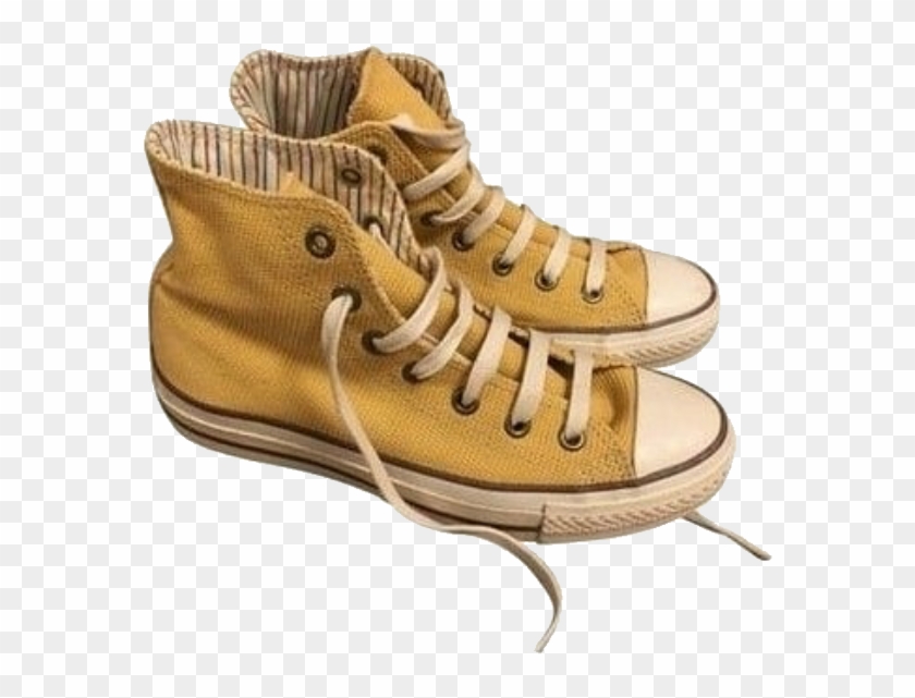 Yellow Sneakers, Arin Andrews, Sock Shoes, Mood Boards, - Aesthetic Yellow Shoes Png Clipart #1047608