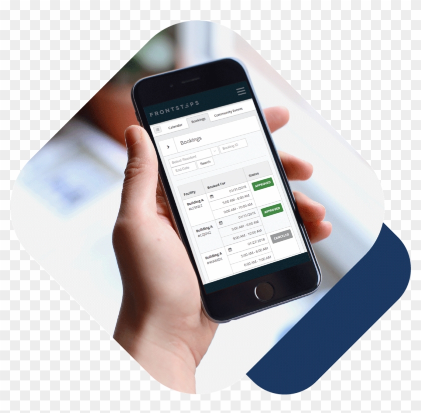 Hands Holding Phone - Iphone モック アップ 手 Clipart